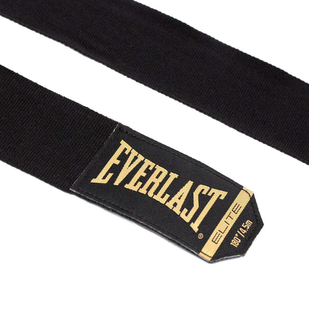 Everlast Elite Hand Wraps Black 180in