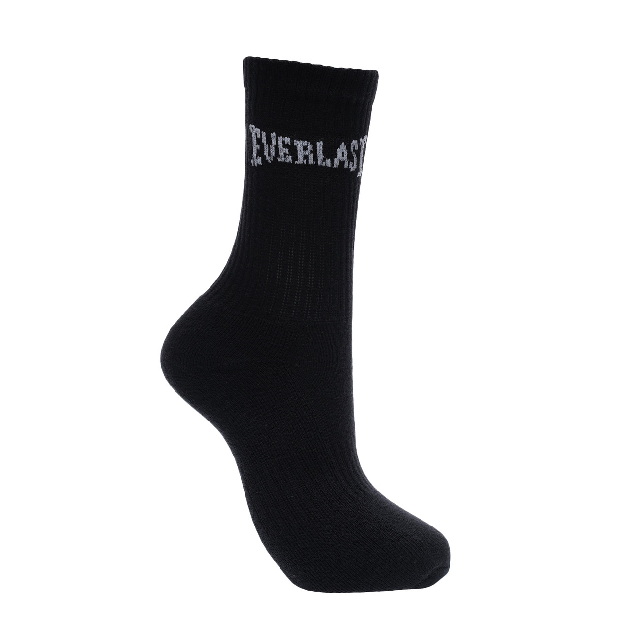 Everlast Women's Crew Socks 3 Pack - Black