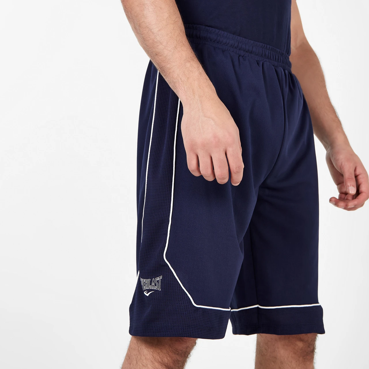 Everlast Men's Basketball Performance Shorts - Navy/White