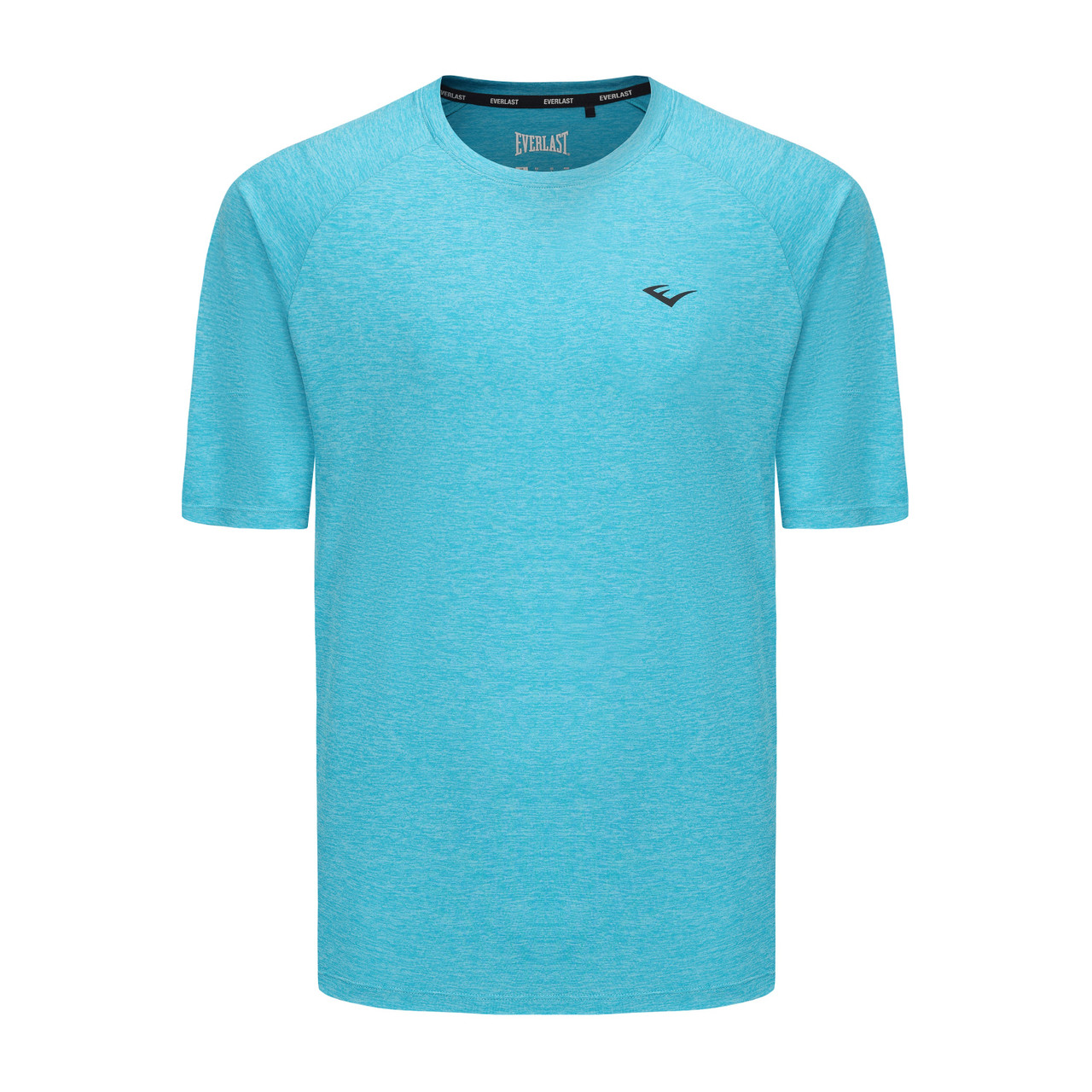 Everlast Flex Short Sleeve Performance Gym Top - Cyan Blue