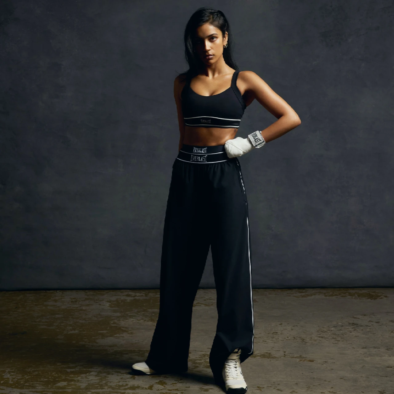 Everlast Women's Stretch Woven Track Pants - Black