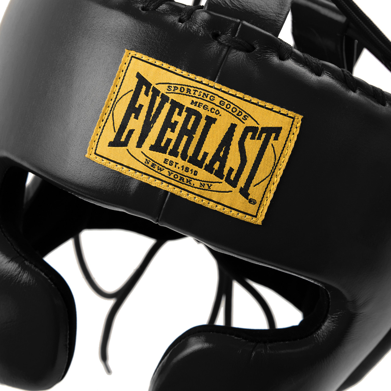 Everlast 1910 Pro Leather Headgear Lace Up - Brown