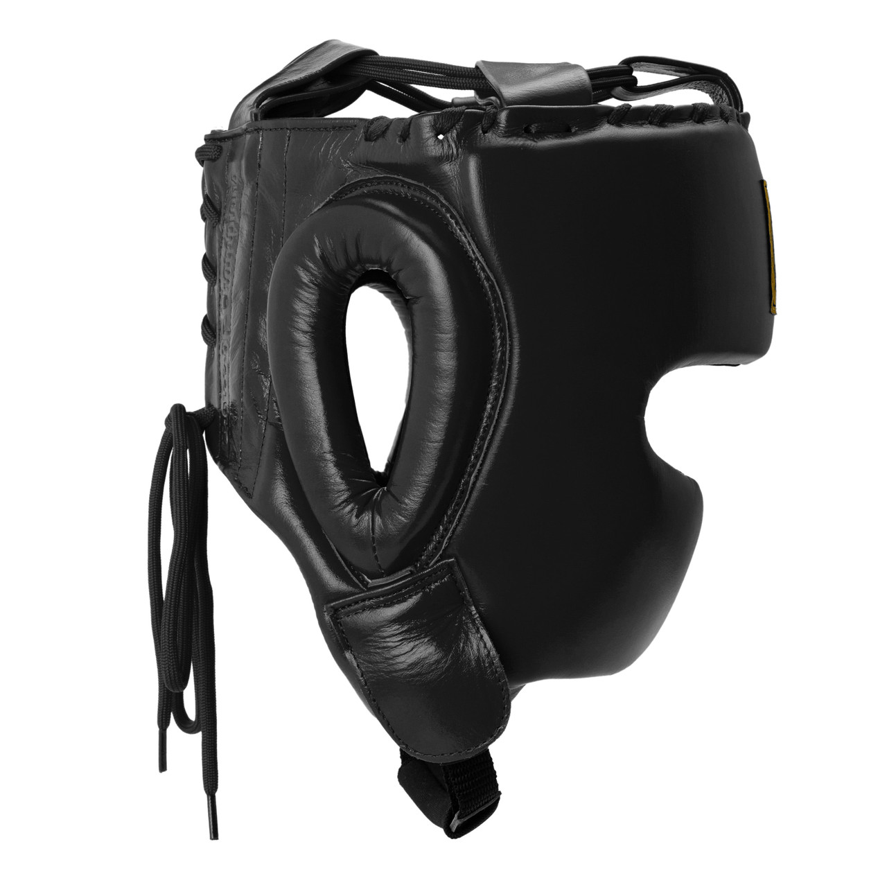 Everlast 1910 Pro Leather Headgear Lace Up - White