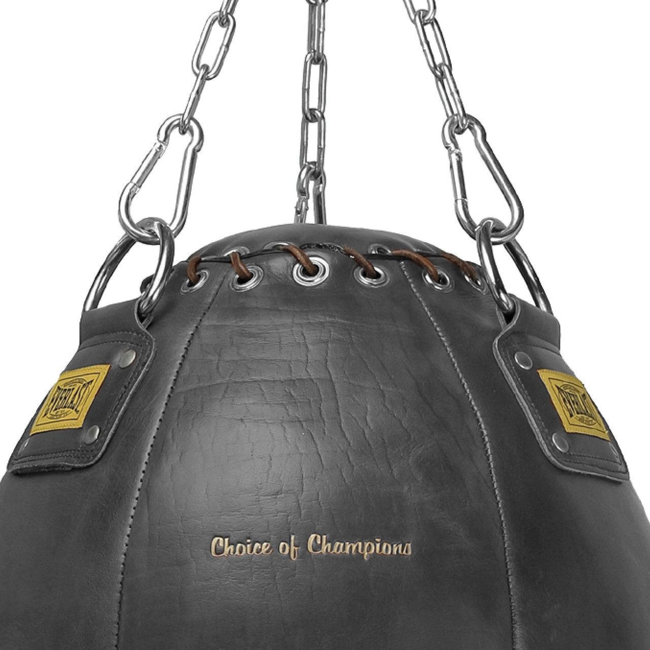 Everlast 1910 Pro Leather Body Shot Punching Bag 70lb - Brown