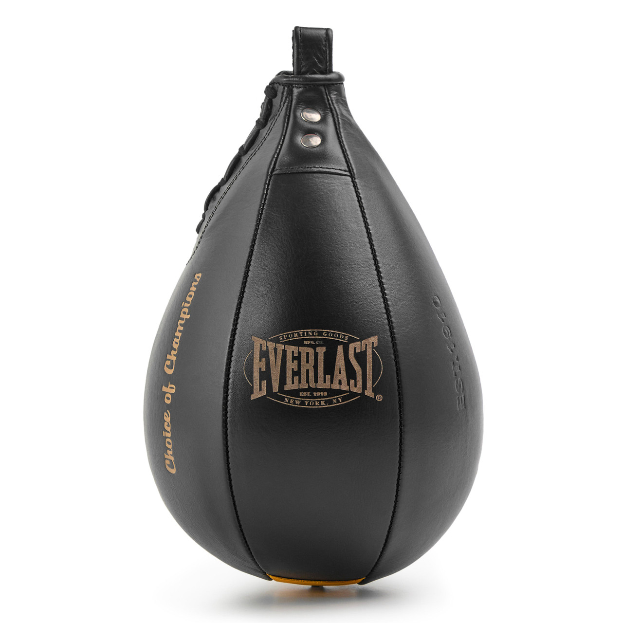 Everlast 1910 Pro Leather Speed Punching Bag - Black