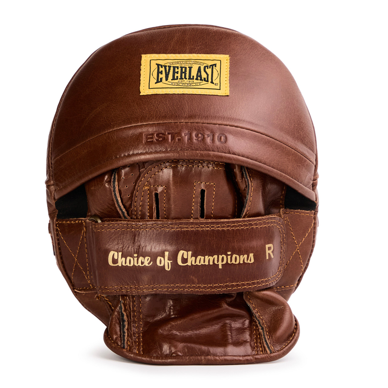 Everlast 1910 Pro Leather Speed Focus Mitts - Brown