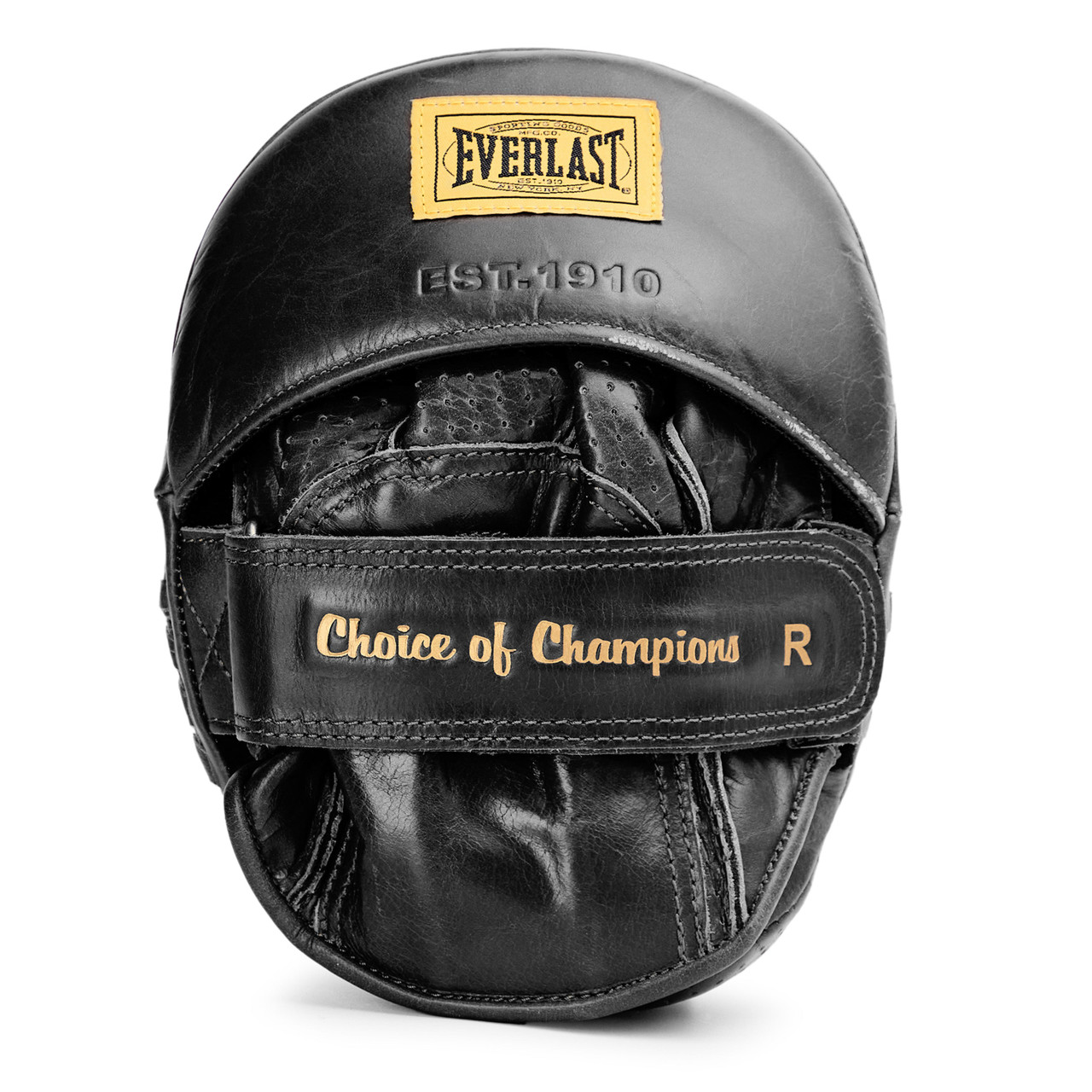 Everlast 1910 Pro Leather Curved Focus Mitts - Brown