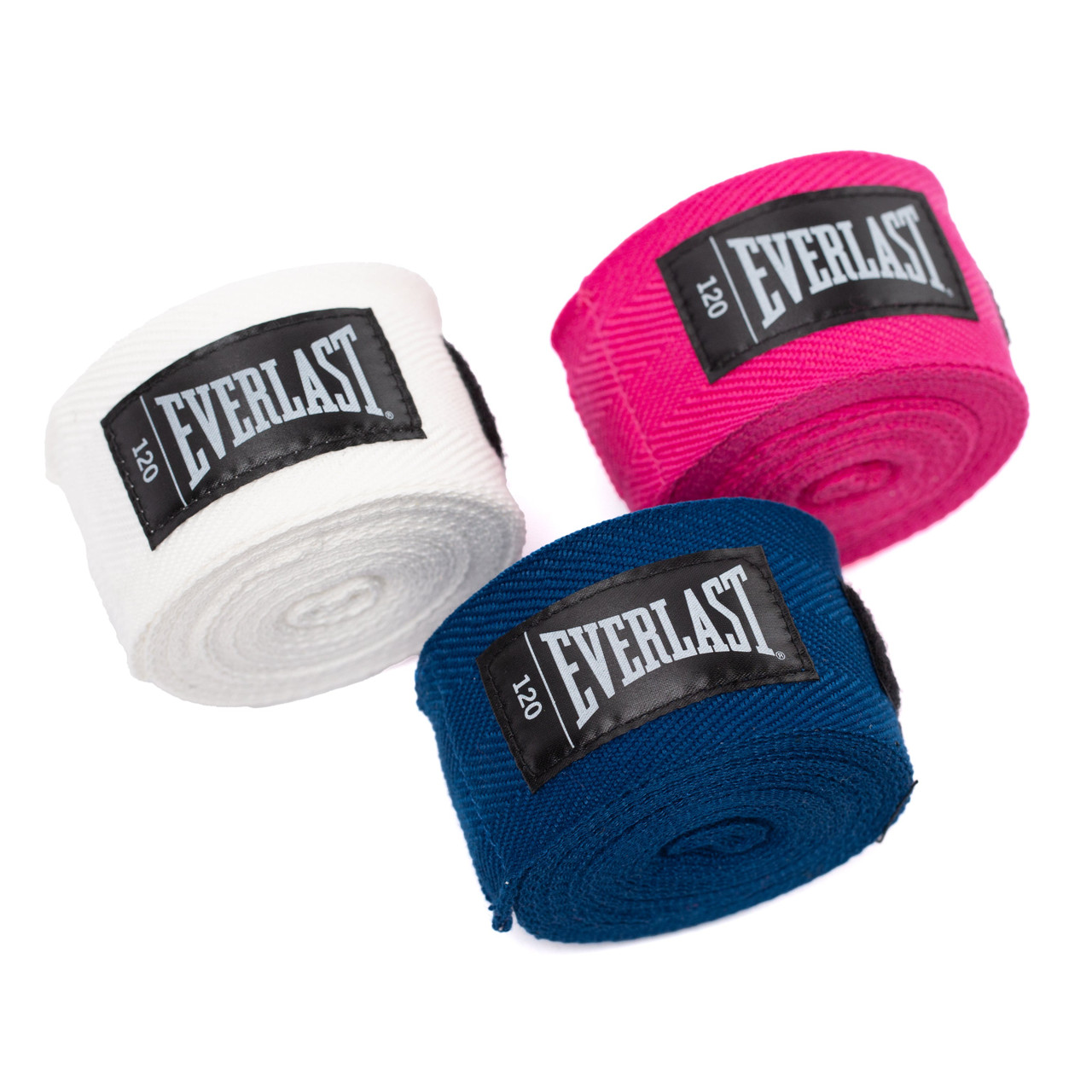 Everlast Core Hand Wraps 3-Pack Navy/White/Pink