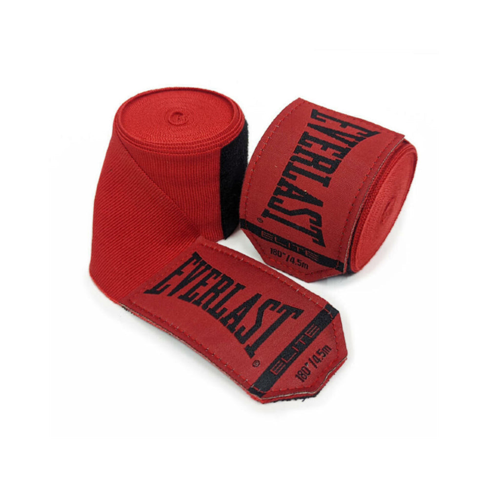 Everlast Elite Hand Wraps Red 180in
