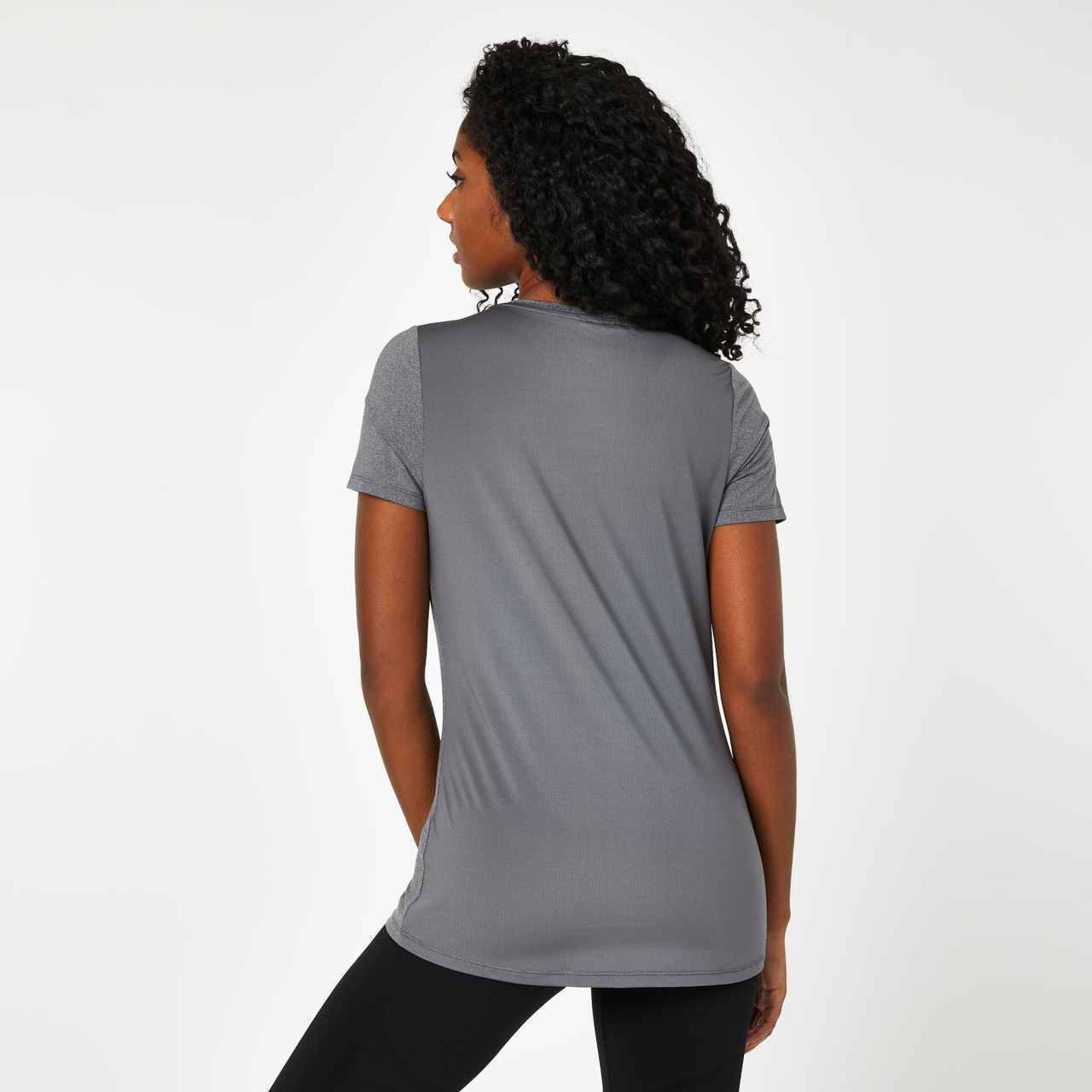 Everlast Women's V-Neck Mesh T-Shirt - Black