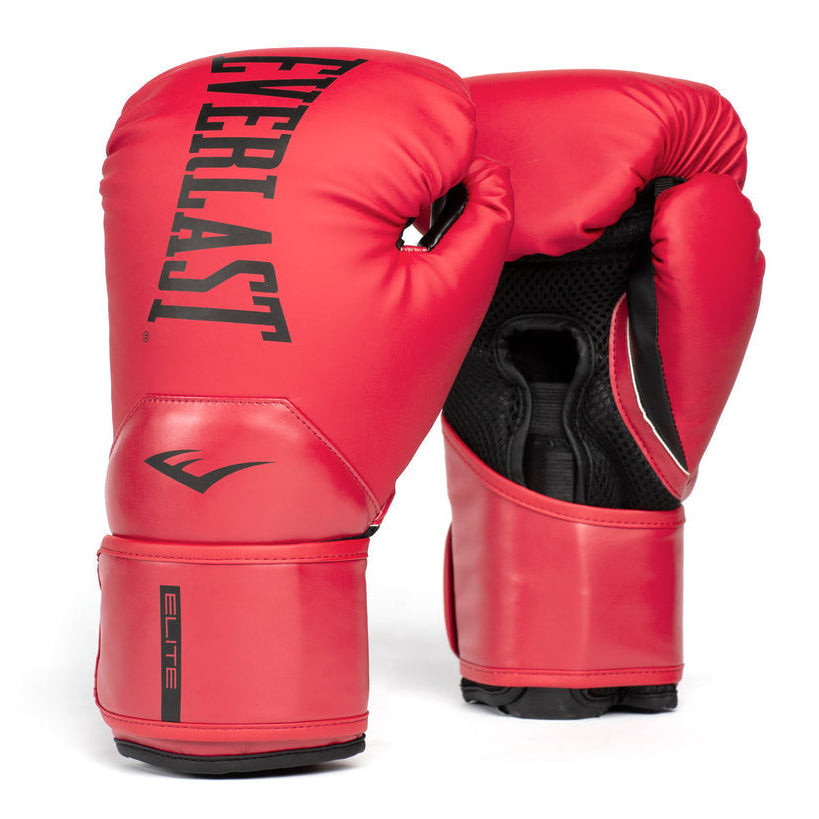 Everlast Elite Boxing Gloves - Red/Black