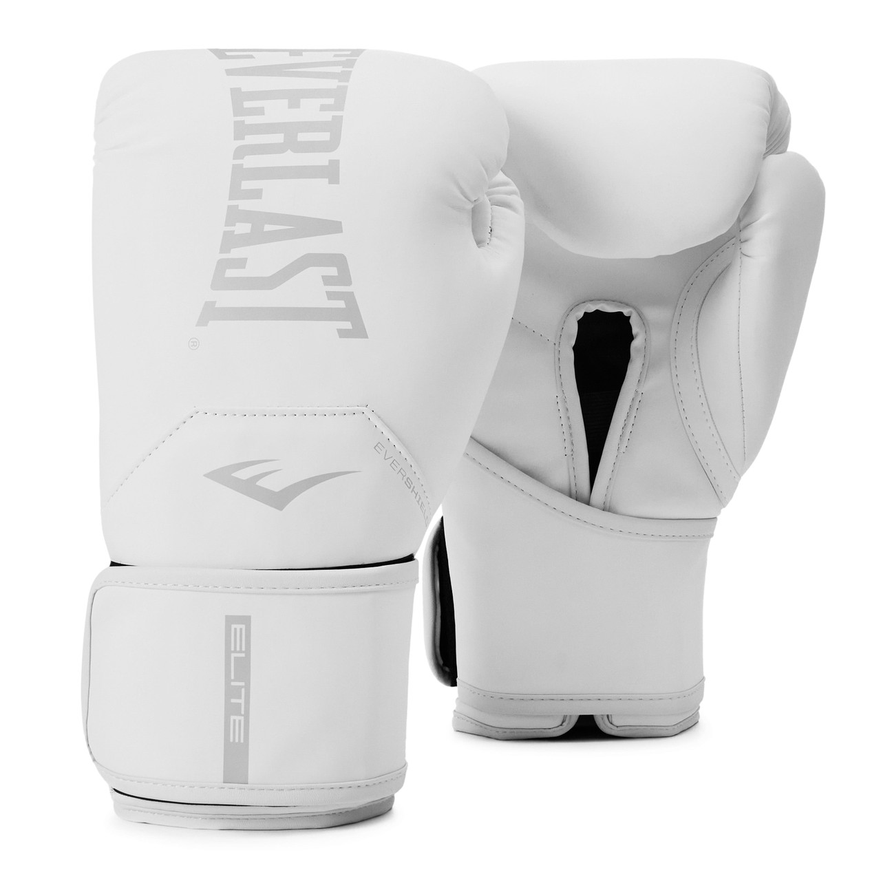 Everlast Elite Boxing Gloves - White/White