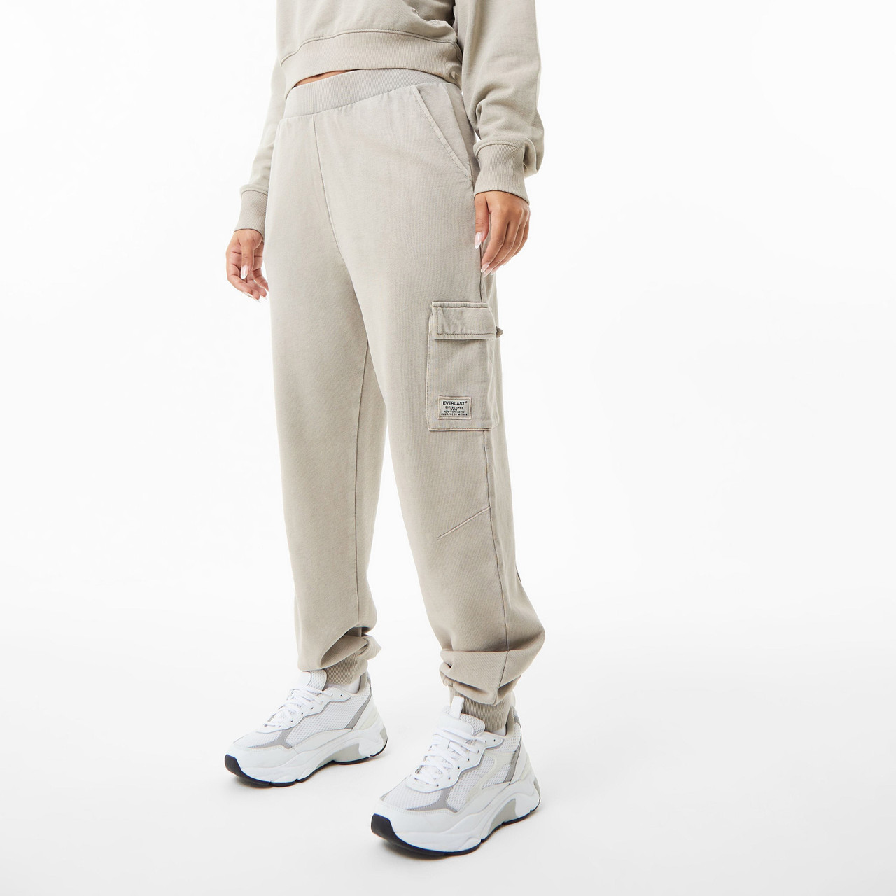 Everlast Women's Boxing Academy Cargo Sweatpants - Opal Grey