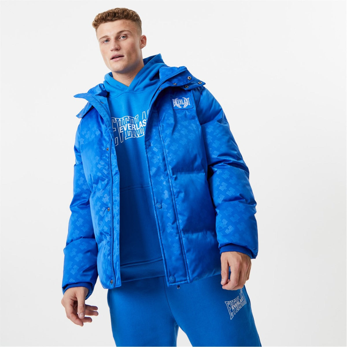 Everlast Men's Puffer Jacket - Blue