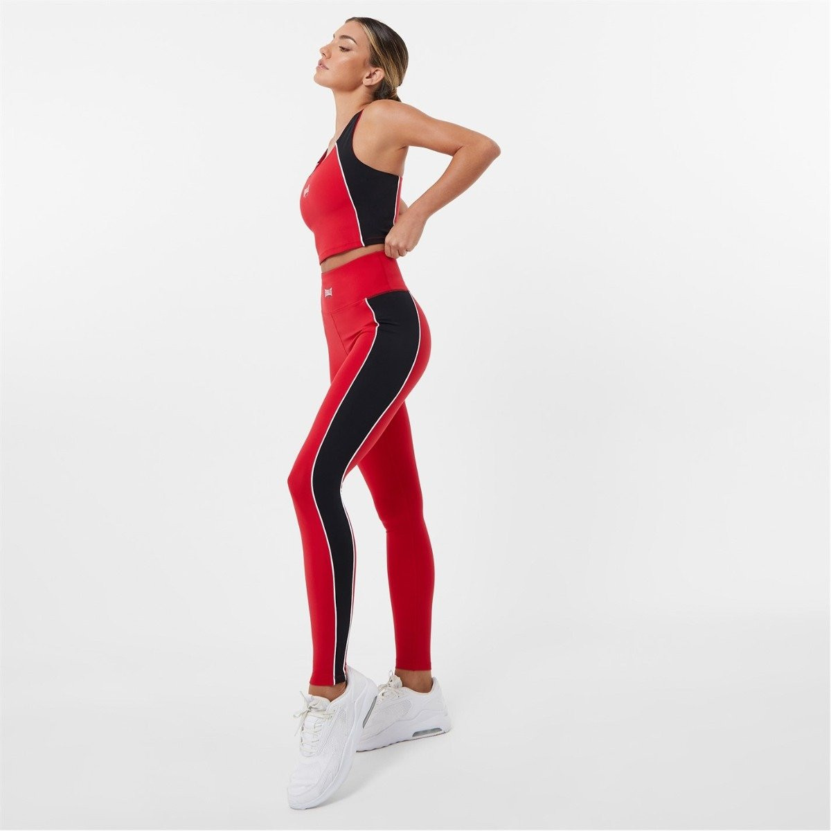Everlast Women's Paneled Leggings - Red