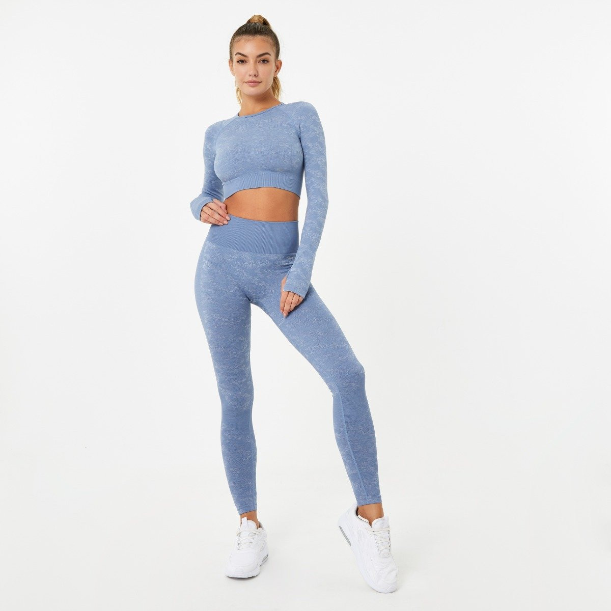 Everlast Women's Camo Leggings - Navy Blue