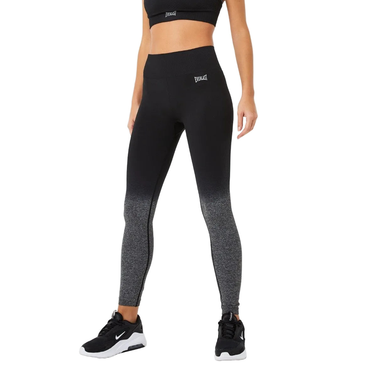 Everlast Women's Seamless Ombre Leggings - Black/Grey