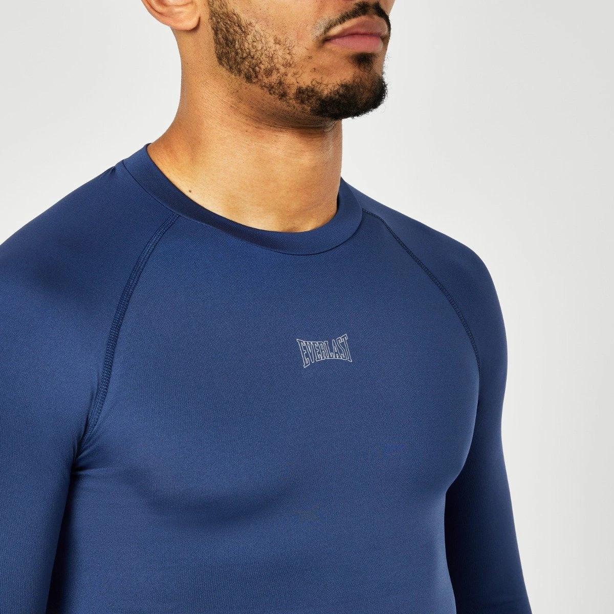 Everlast Men's Long Sleeve Base Layer Top - Navy