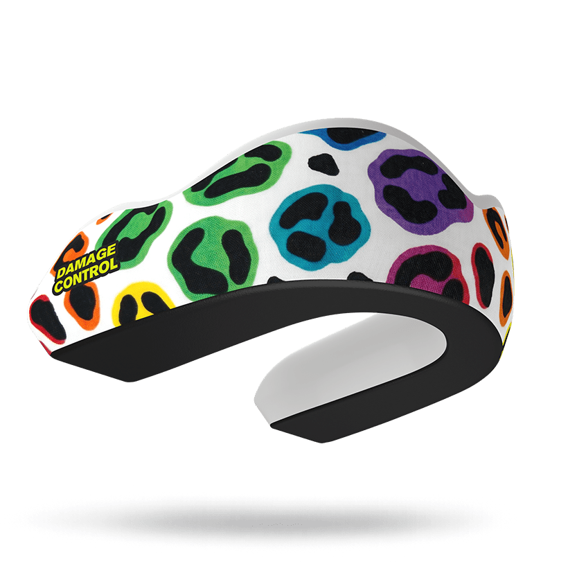 Damage Control Rainbow Leopard Extreme Impact Mouthguard