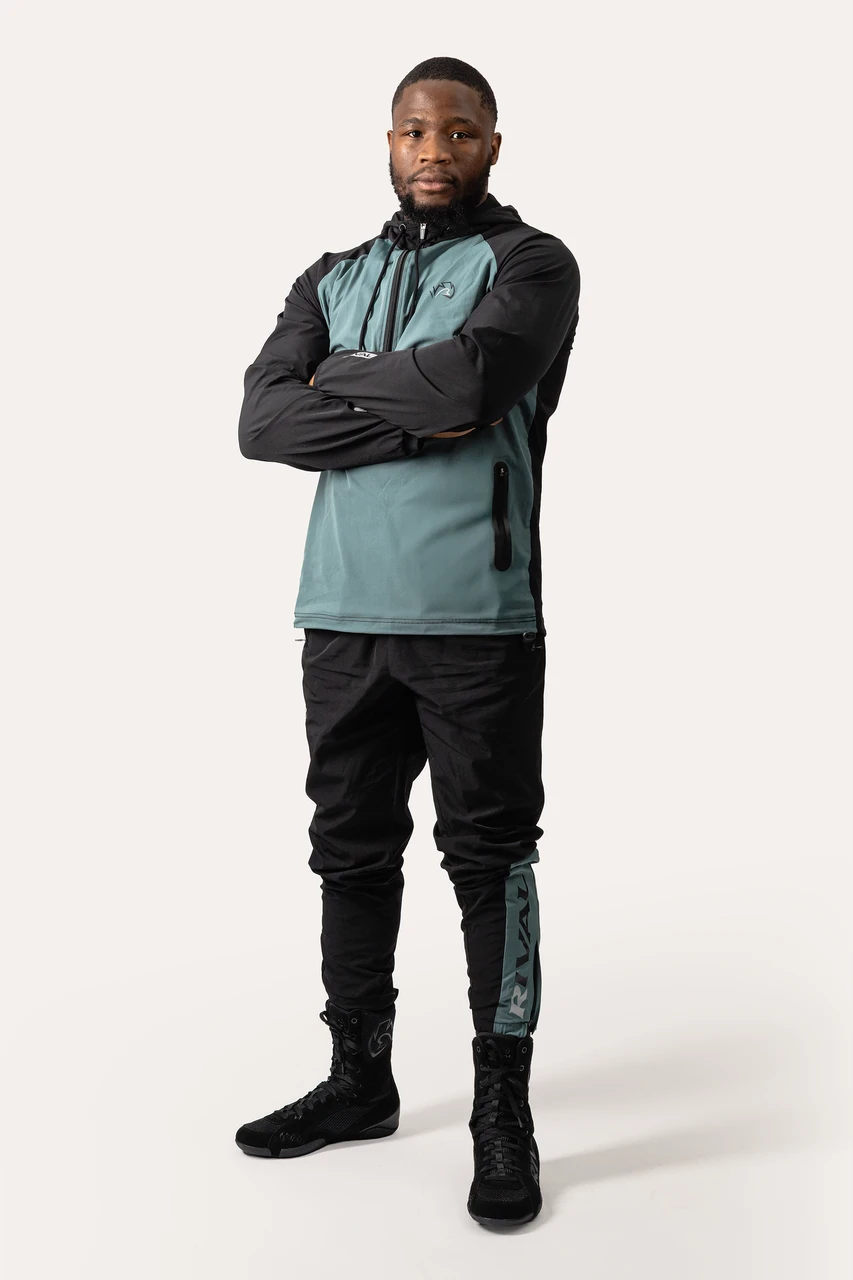 Rival Track Pants 2.0 - Black/Teal