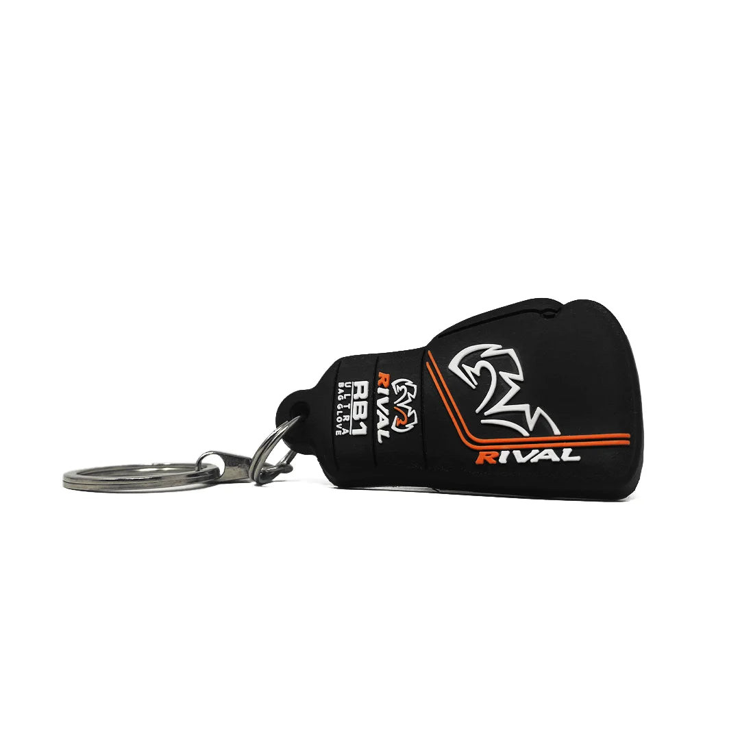 Rival RB1 Rubber Key Chain - Black