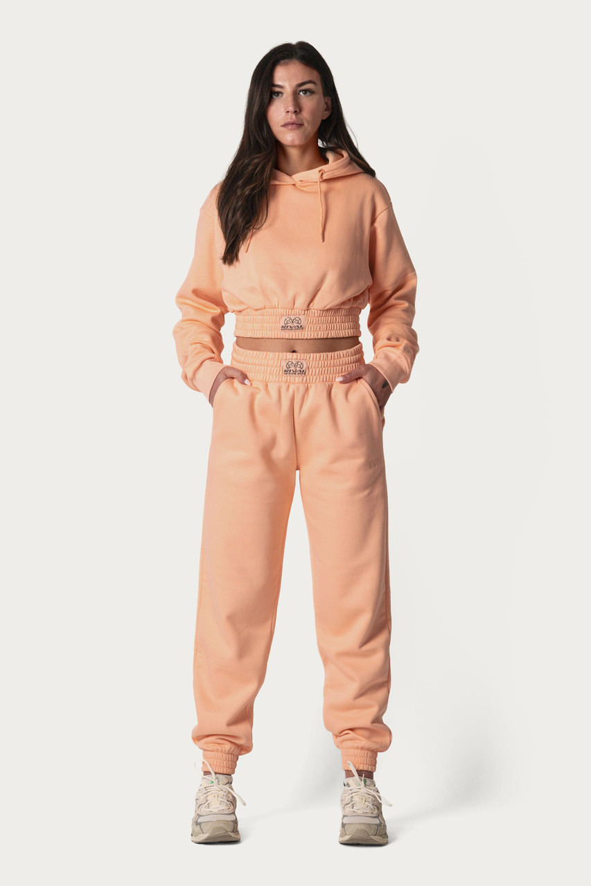 Rival Women's Heavyweight Fleece Joggers - Peach