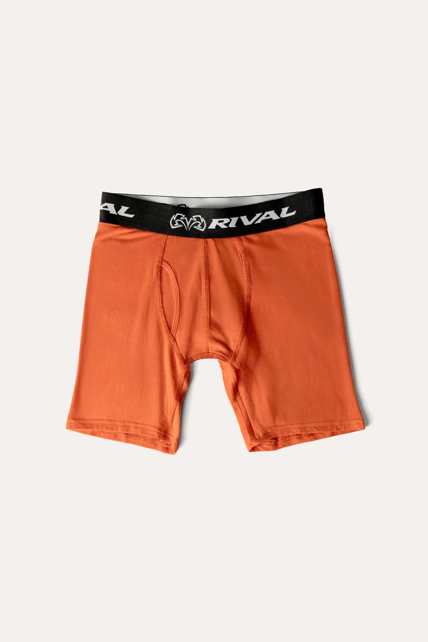 Rival Men's Ultra-Soft Weigh-In Boxers - Orange