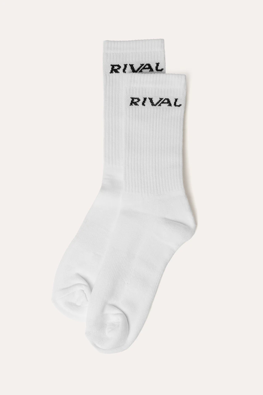 Rival Crew Socks - 3 Pack - White