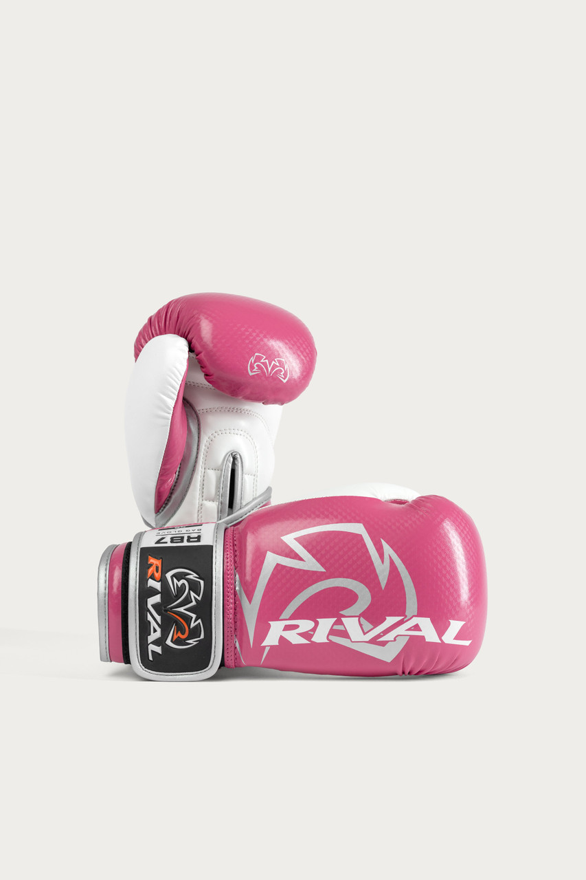 Rival RB7 Fitness Plus Bag Gloves - Pink/White