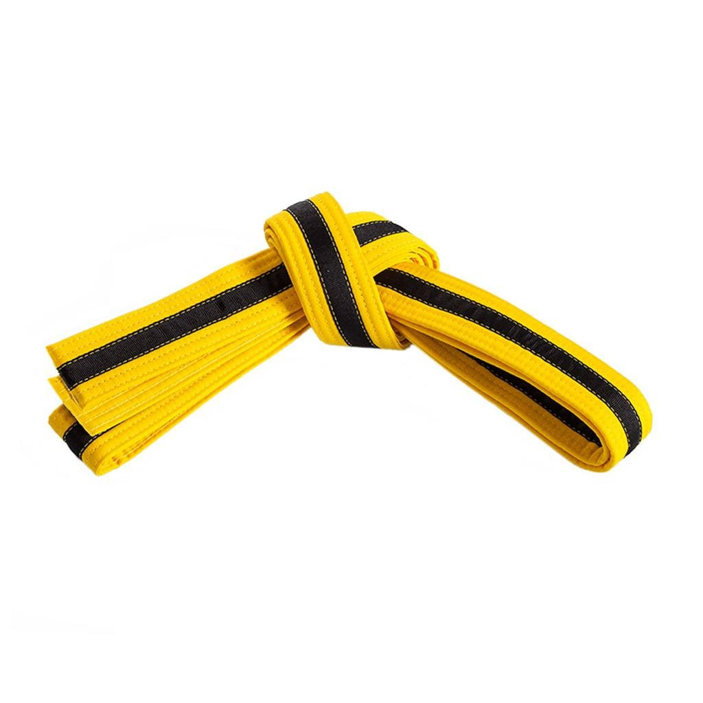 Century Double Wrap Black Striped Belt