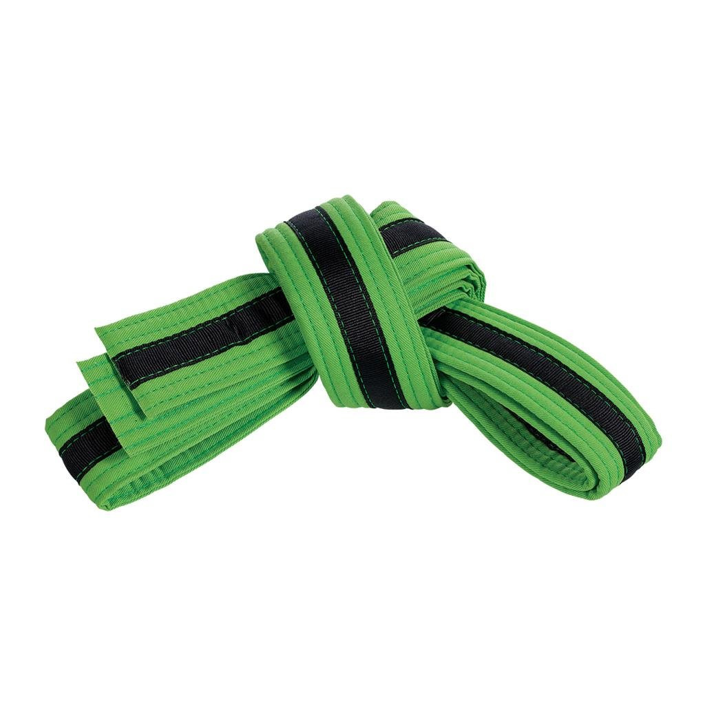 Century Double Wrap Black Striped Belt
