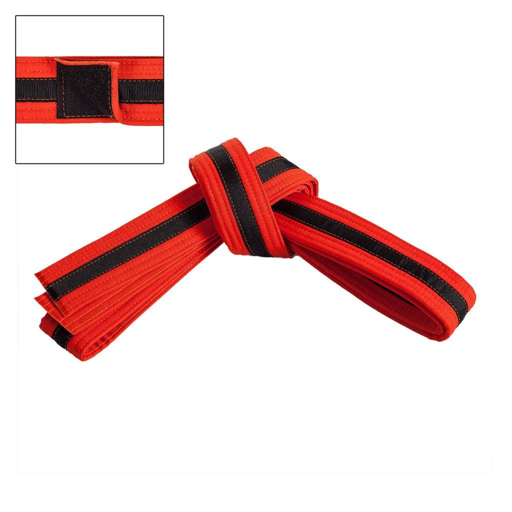 Century Adjustable Black Striped Belt