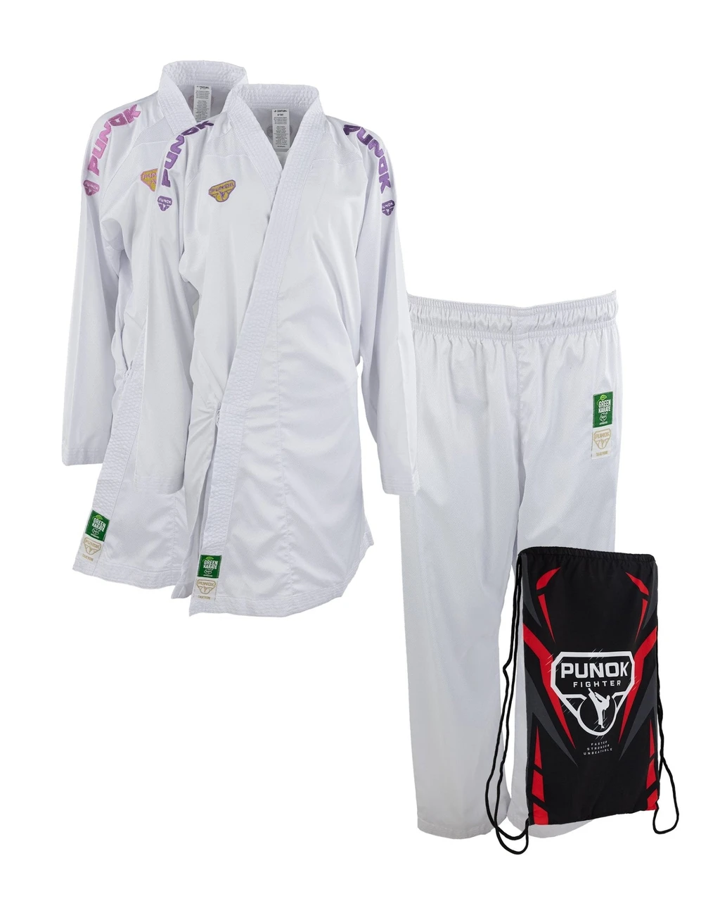 Century Punok Takyon Kumite Gi - Purple and Pink Set