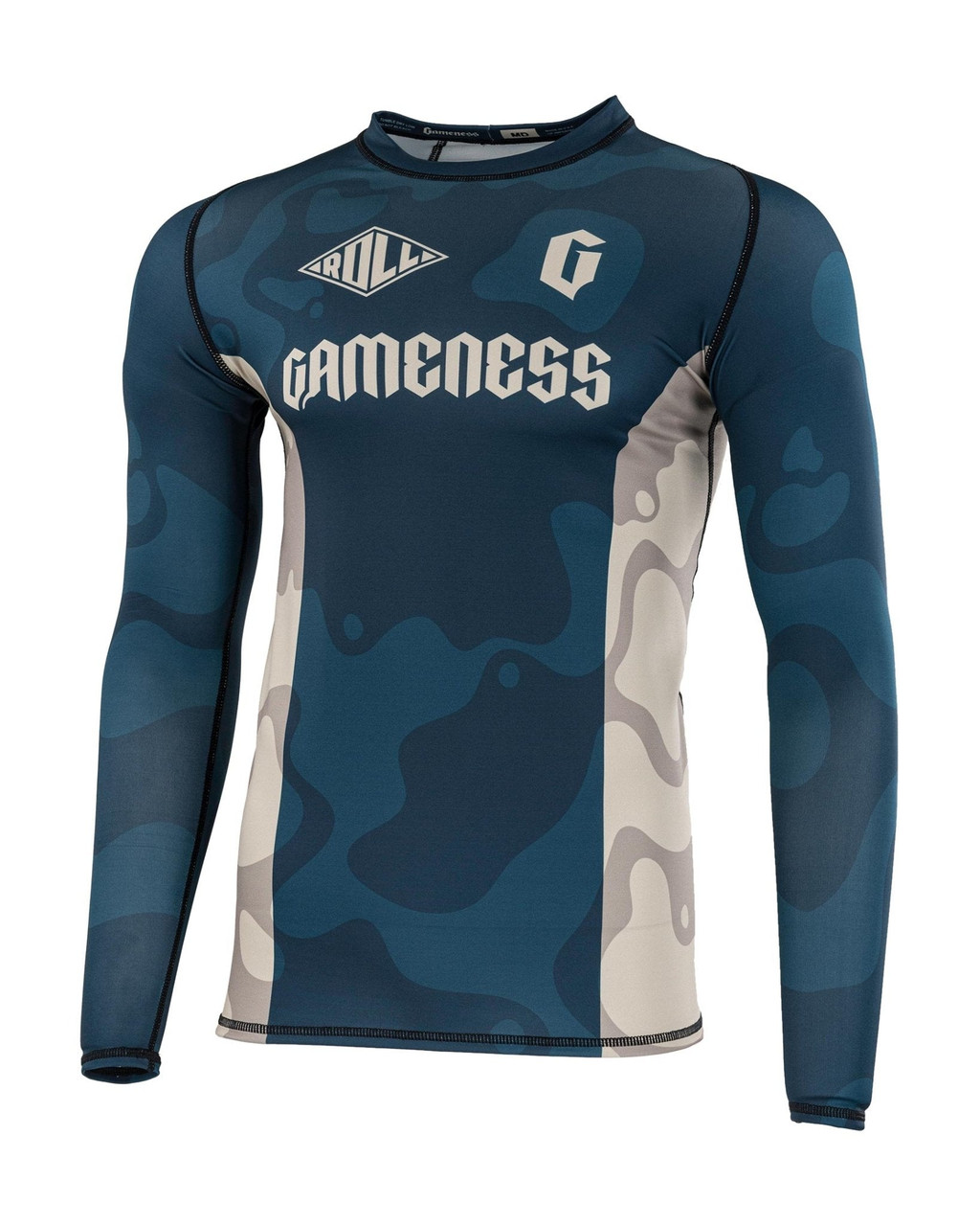 Gameness Men's Long Sleeved Meeting Of The Waters Rash Guard