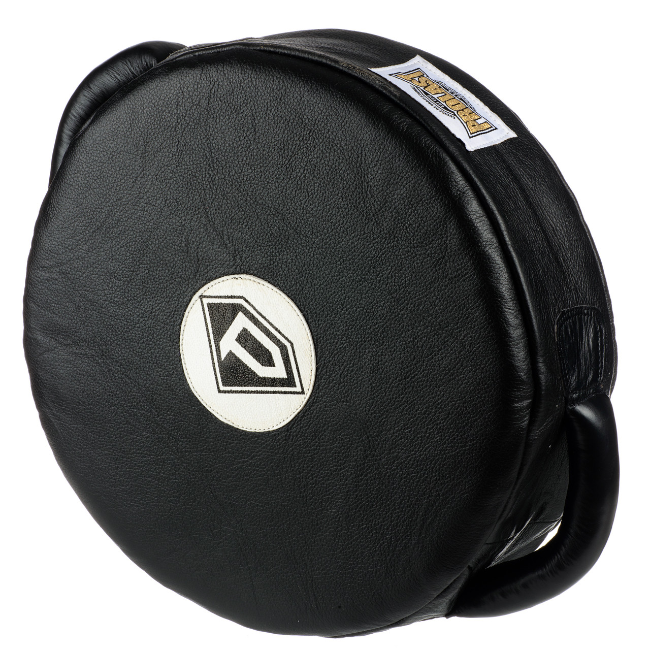 PROLAST ELITE Leather Professional Boxing Round POWER Punch Shield Black