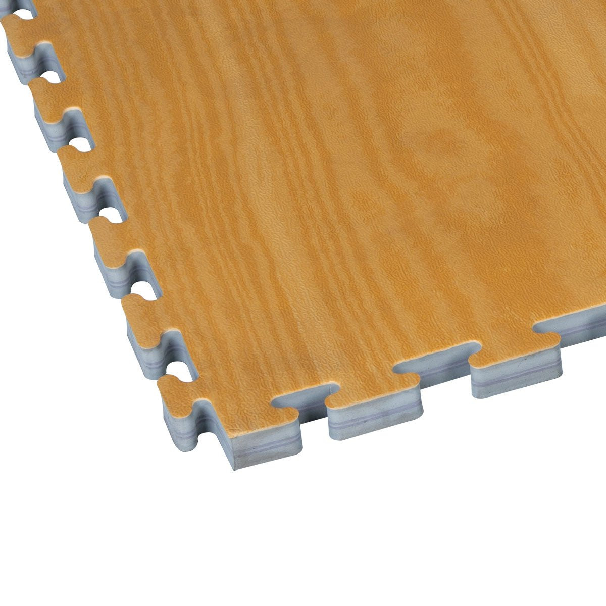 Century Wood Grain Reversible Puzzle Mat