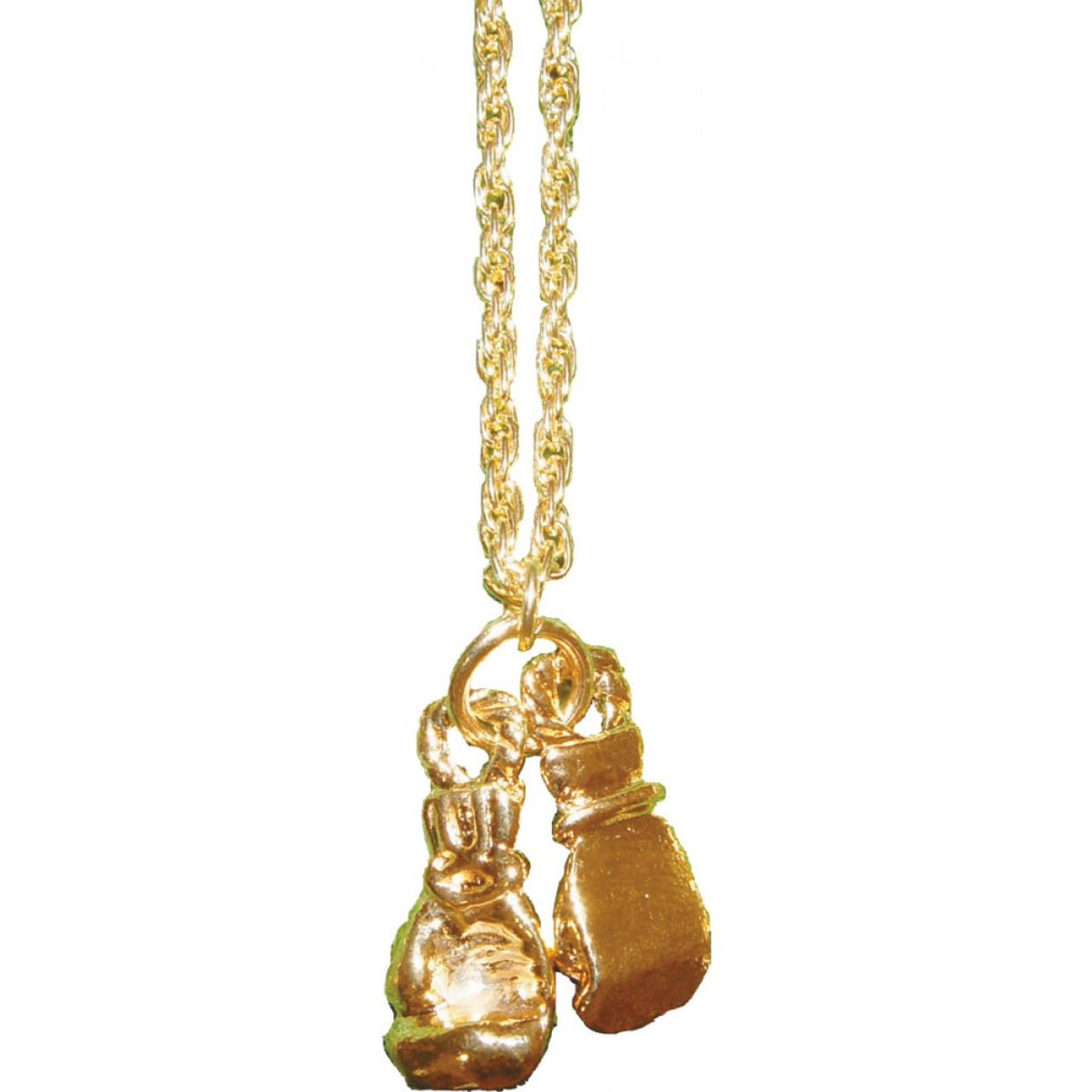 Gold boxing glove on sale jewellery