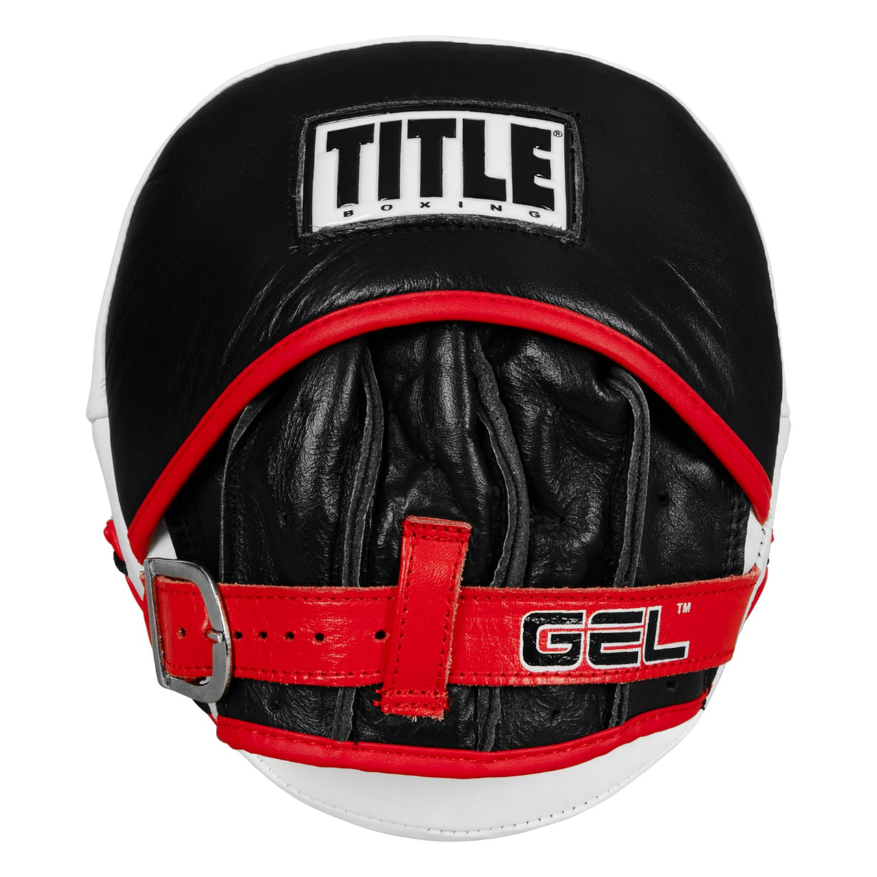 TITLE Boxing Gel Leather Punch Mitts