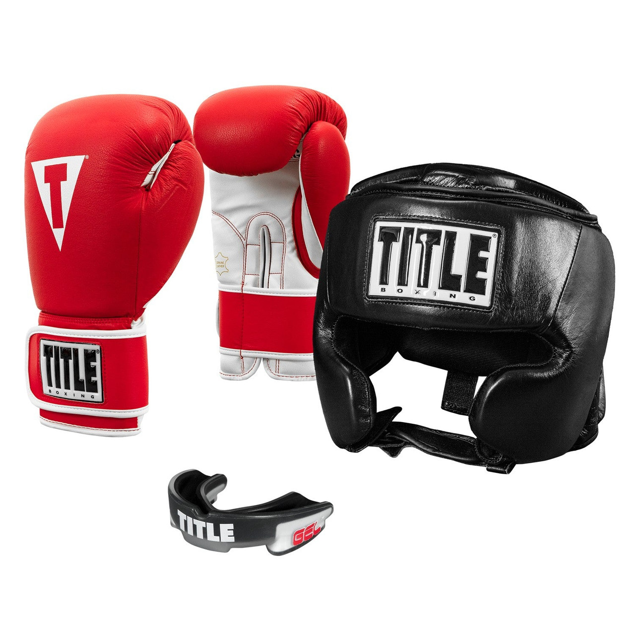 TITLE Boxing Leather Sparring Bundle