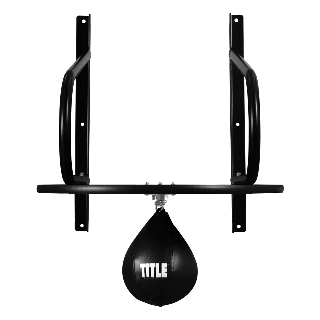 TITLE Classic Boxing Speed Bag Platform & Gloves Bundle