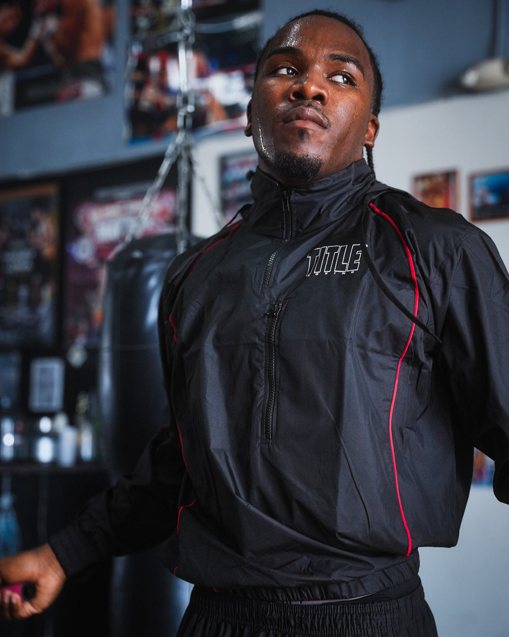 TITLE Boxing Reign Rubberized Sauna Suit