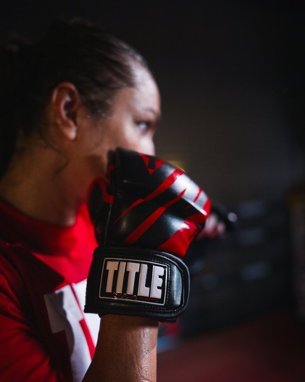 TITLE MMA Contender Training Gloves