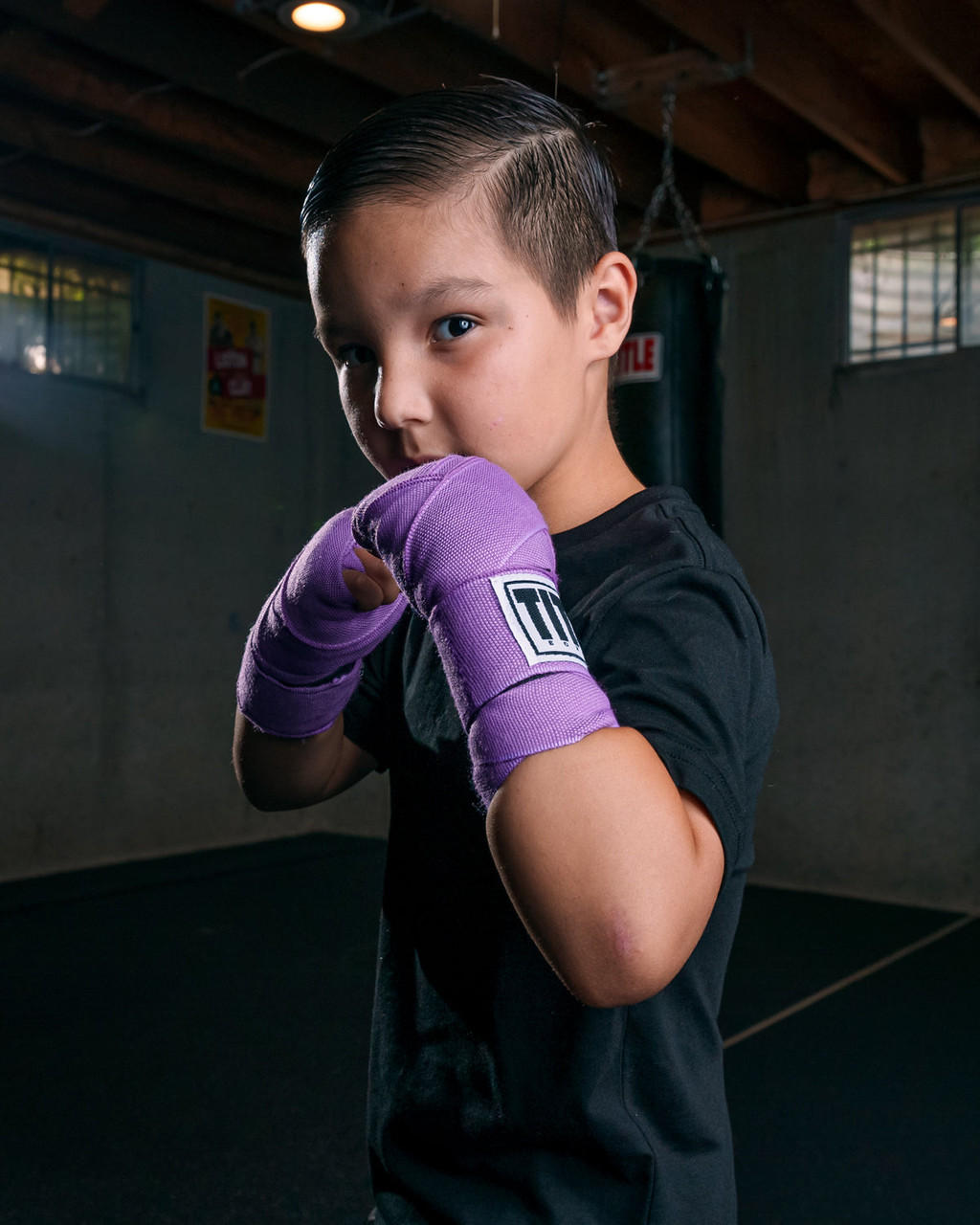 TITLE Boxing Select 180" Semi-Elastic Mexican Hand Wraps