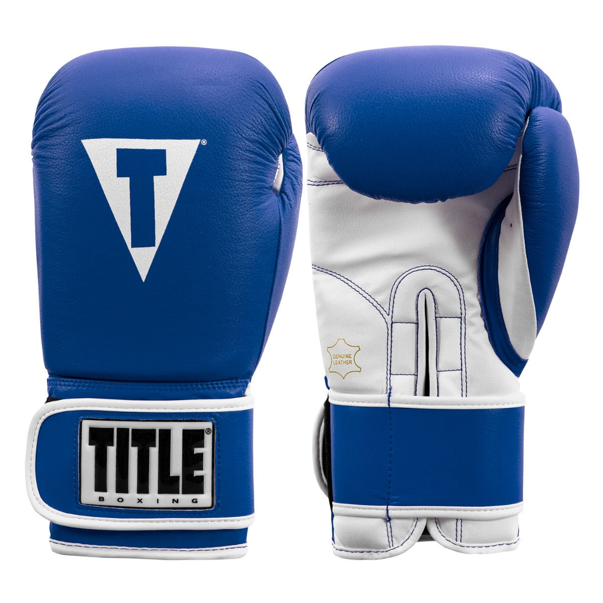 TITLE Boxing Pro Style Leather Training Boxing Gloves 3.0