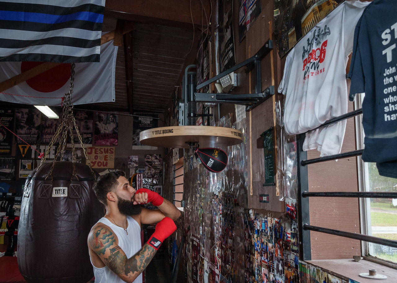 TITLE Boxing Adjustable Speed Bag Platform