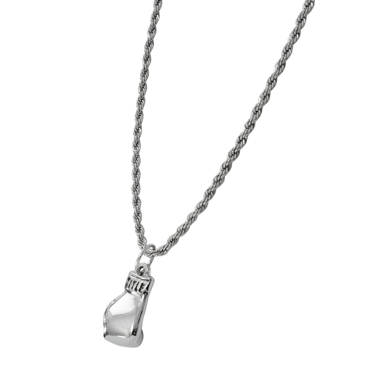 TITLE Boxing Single Glove Necklace
