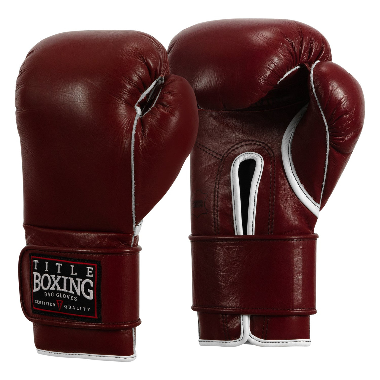TITLE Boxing Old School Leather Bag Boxing Gloves 2.0