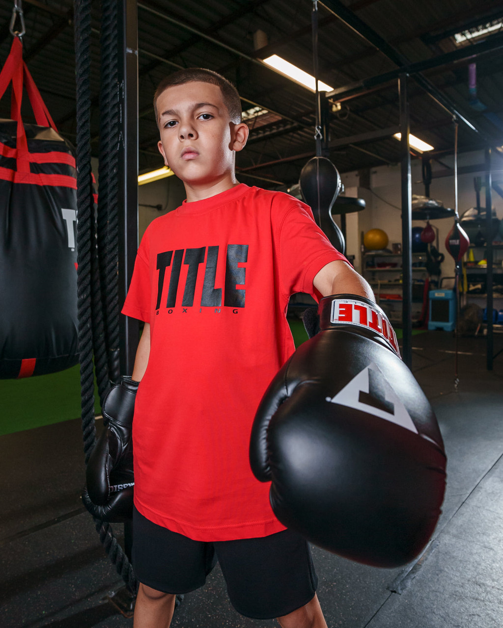 TITLE Boxing Iconic Block Tee