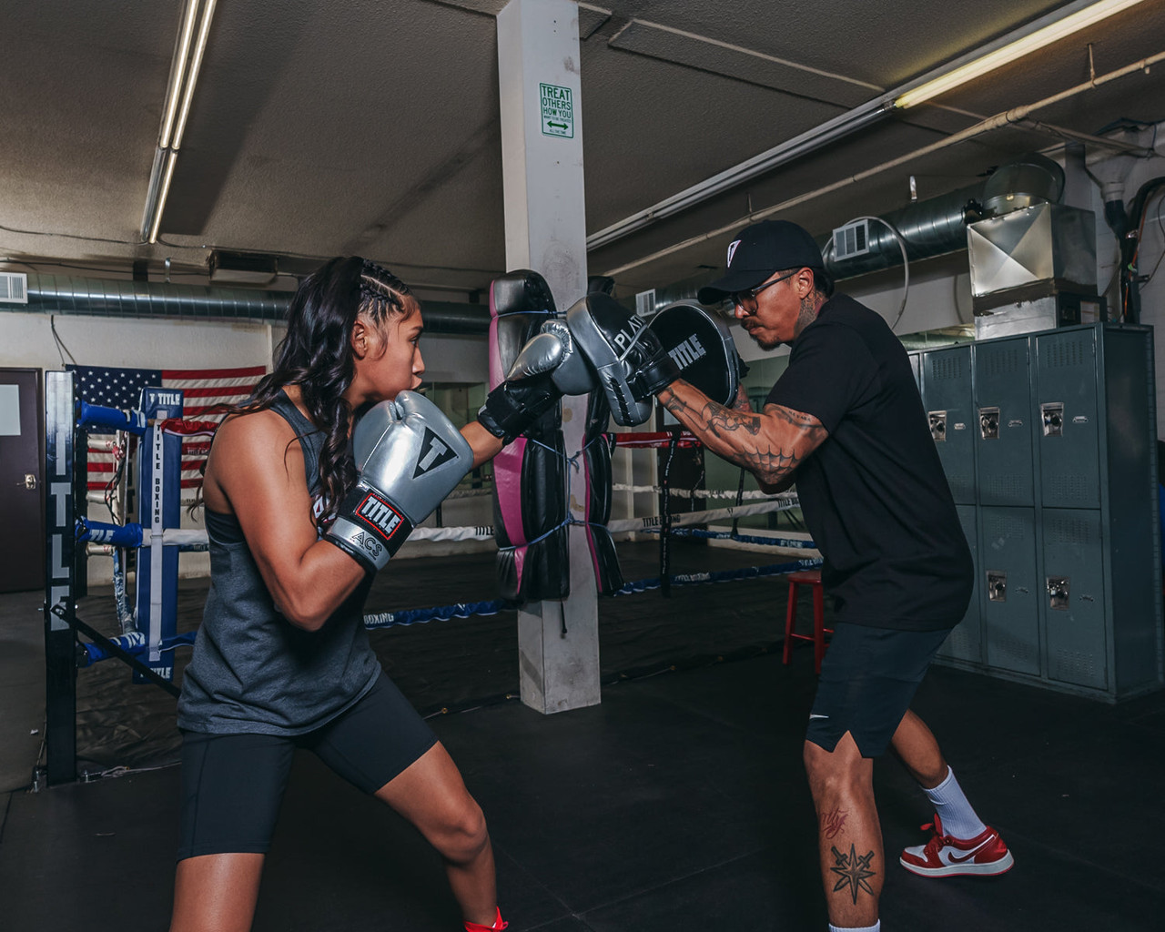 TITLE Platinum Prolific Punch Mitts