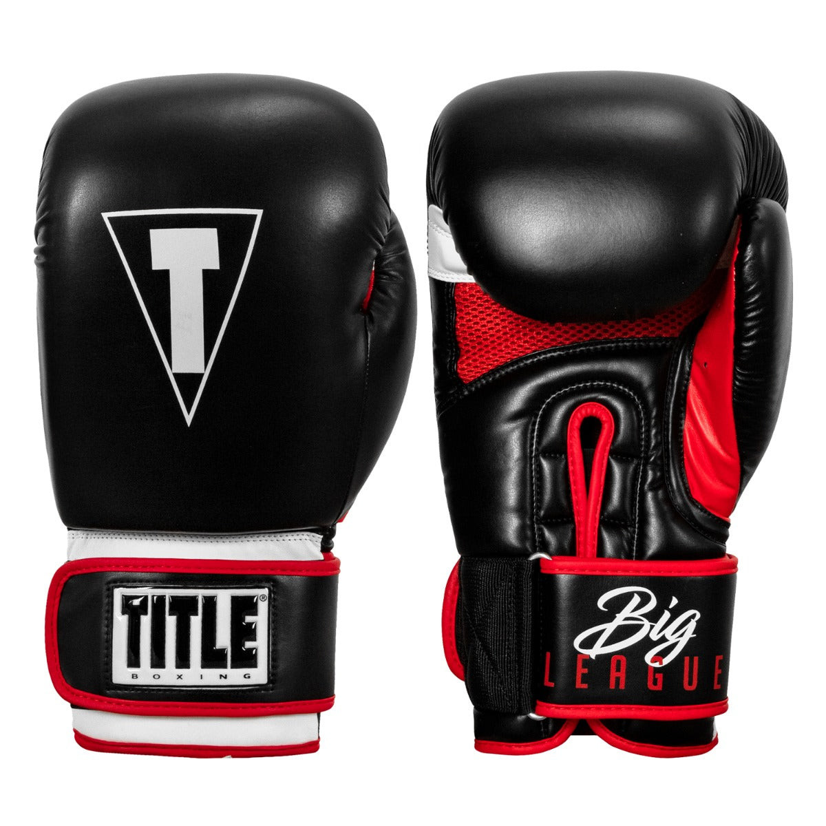 TITLE Boxing Leather Big League Bag Boxing Gloves
